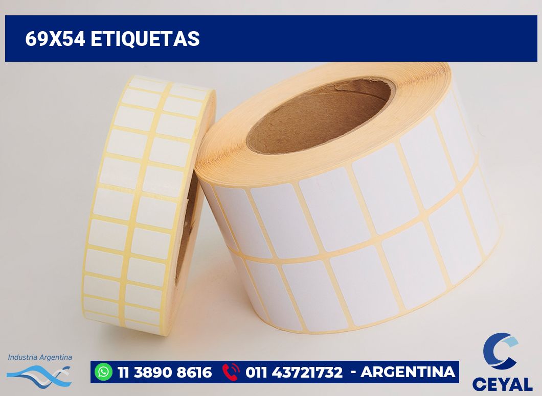 69x54 Etiquetas