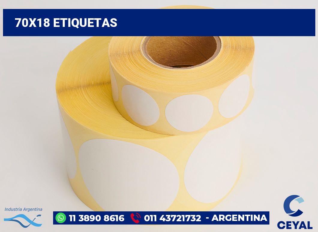 70x18 Etiquetas