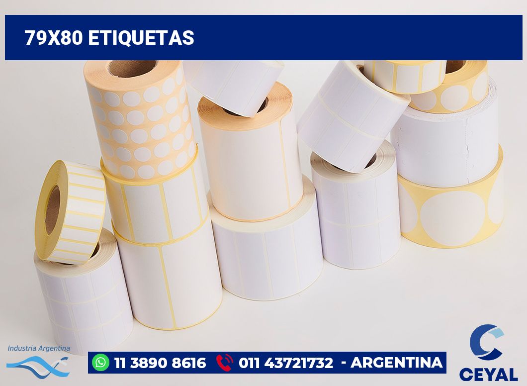 79x80 Etiquetas