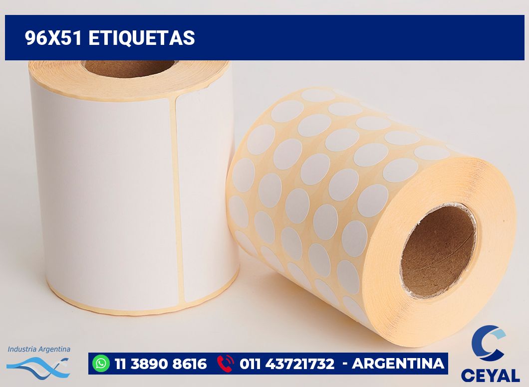 96x51 Etiquetas