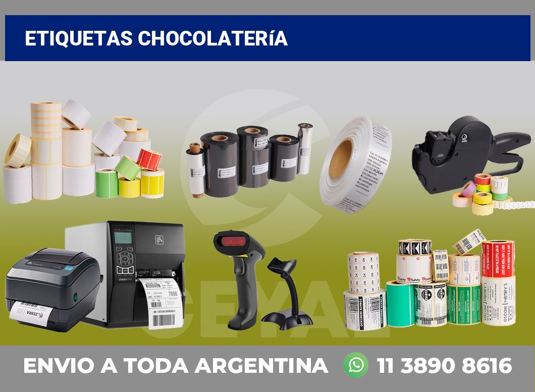 Etiquetas Chocolatería