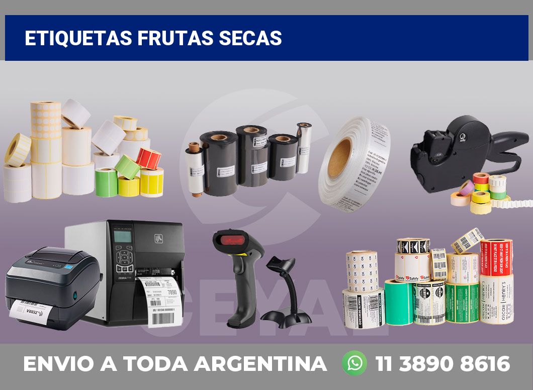 Etiquetas Frutas secas