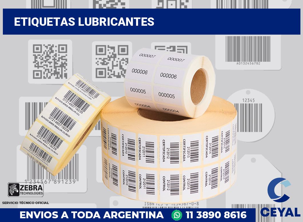 Etiquetas Lubricantes