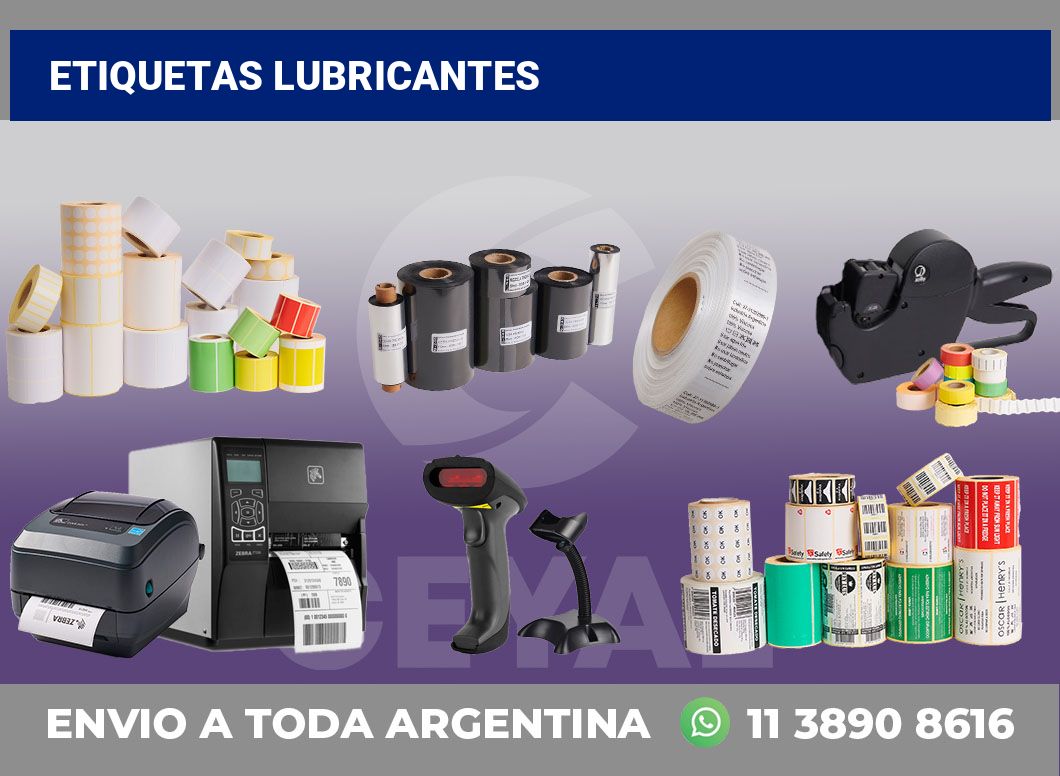 Etiquetas Lubricantes