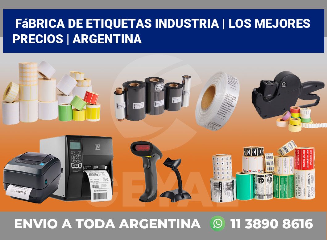 Fábrica de etiquetas industria | Los mejores precios | Argentina