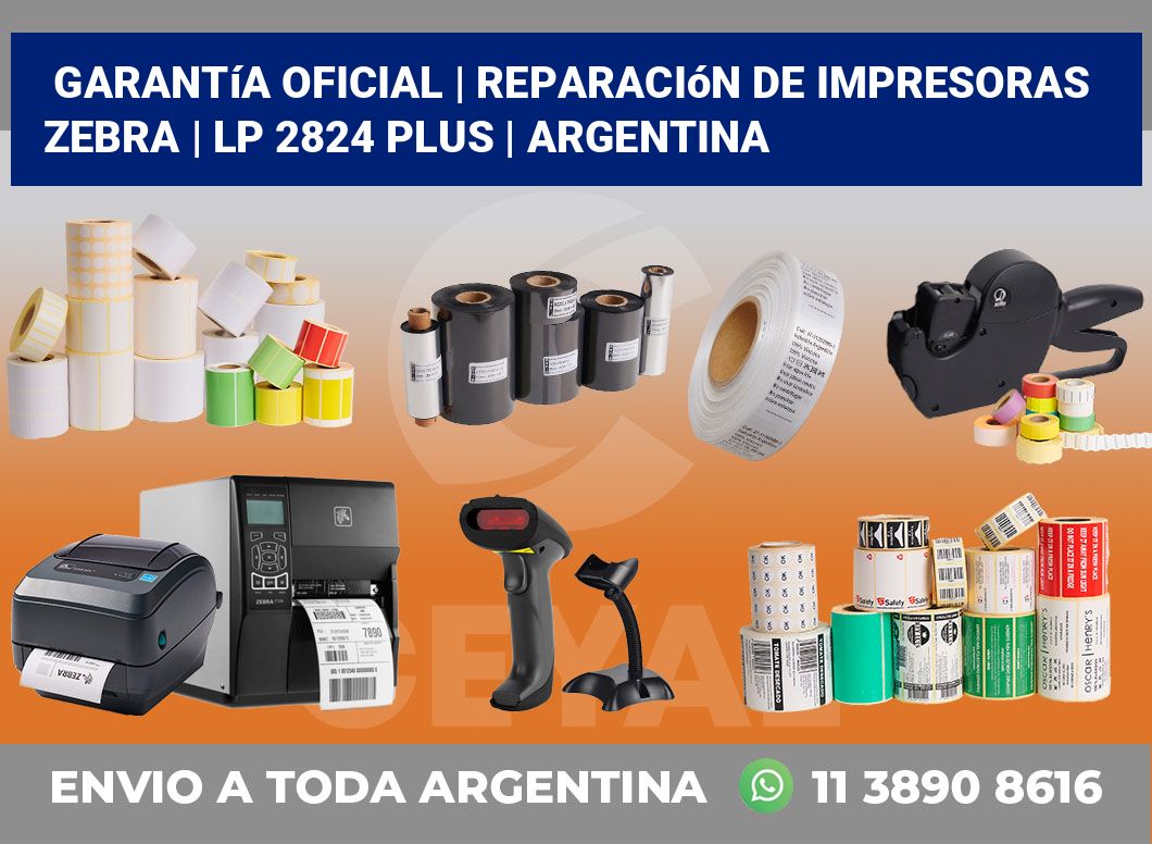 Garantía oficial | Reparación de impresoras ZEBRA | LP 2824 Plus | Argentina