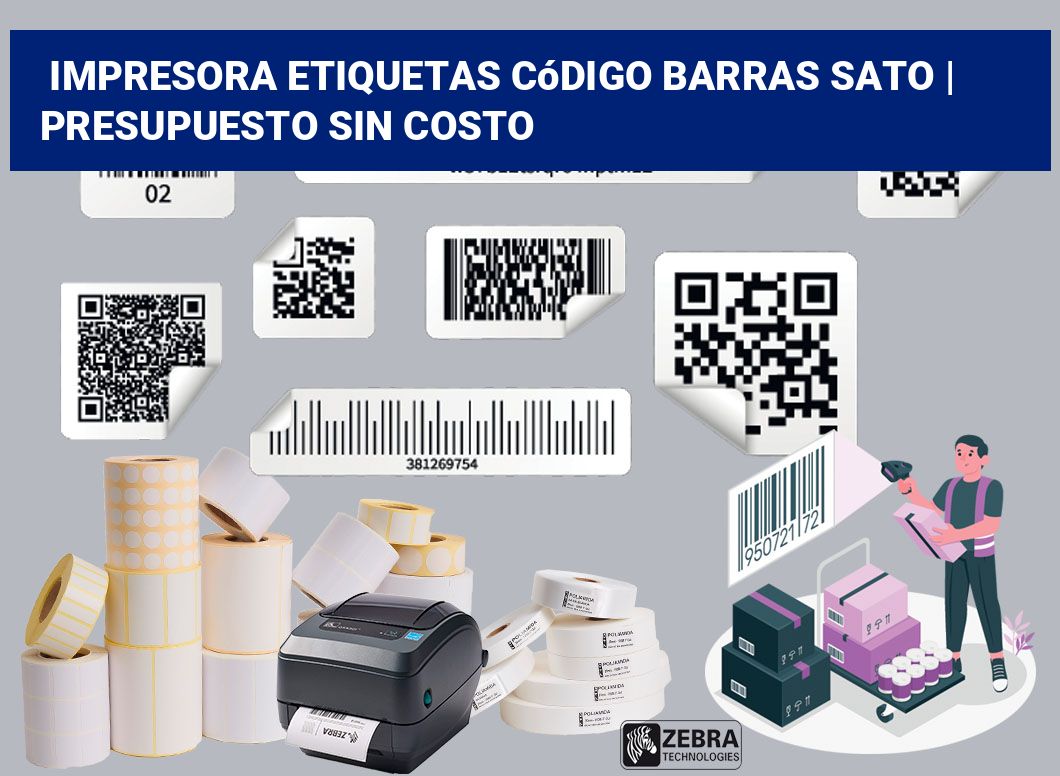 Impresora etiquetas Código barras Sato | Presupuesto sin costo