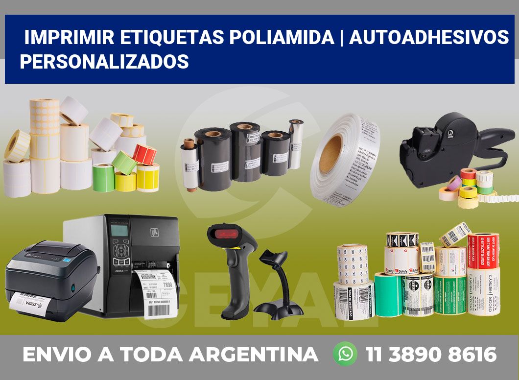 Imprimir etiquetas poliamida | Autoadhesivos personalizados