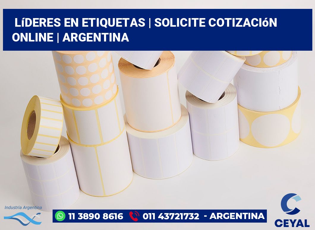 Líderes en etiquetas | Solicite cotización online | Argentina
