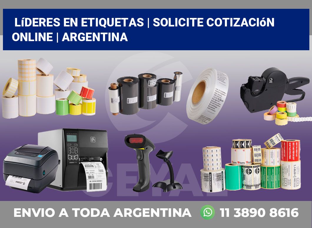 Líderes en etiquetas | Solicite cotización online | Argentina