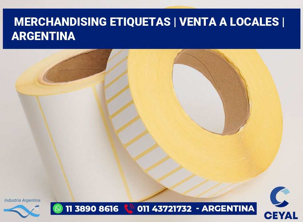 Merchandising etiquetas | Venta a locales | Argentina