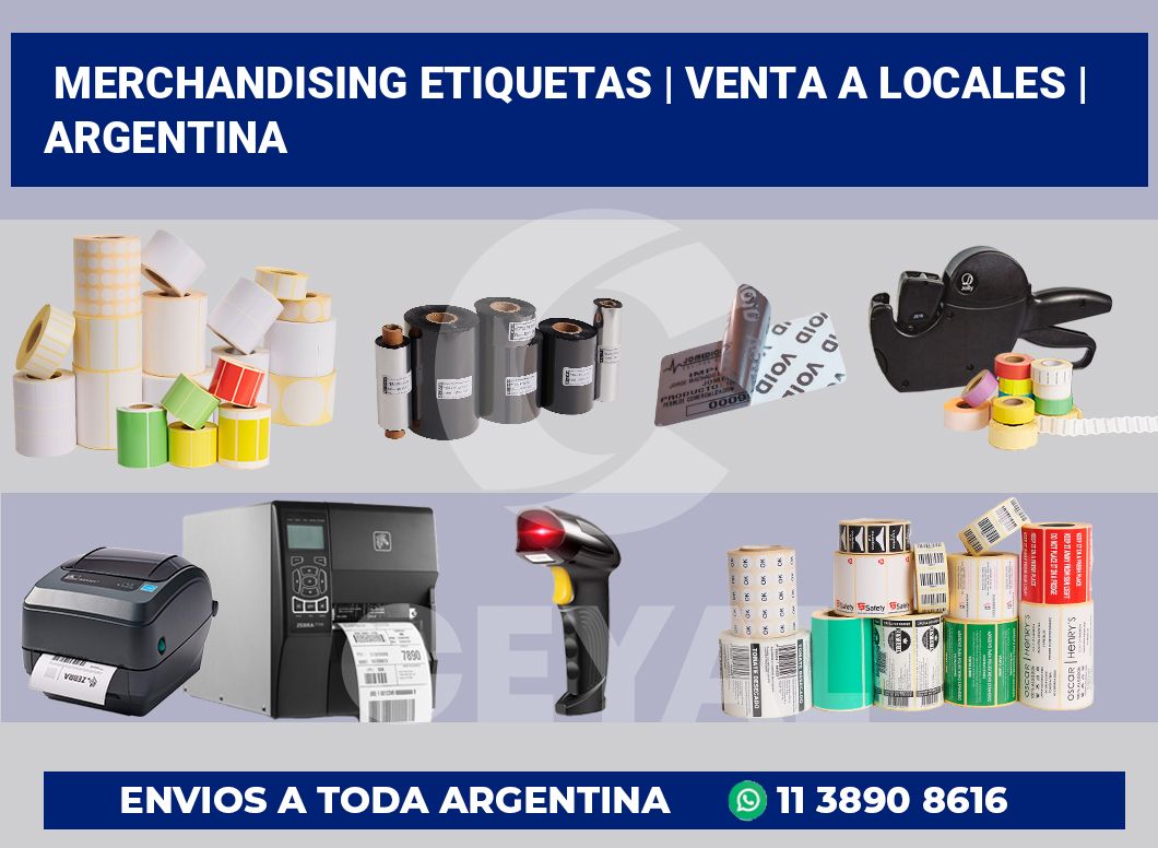 Merchandising etiquetas | Venta a locales | Argentina