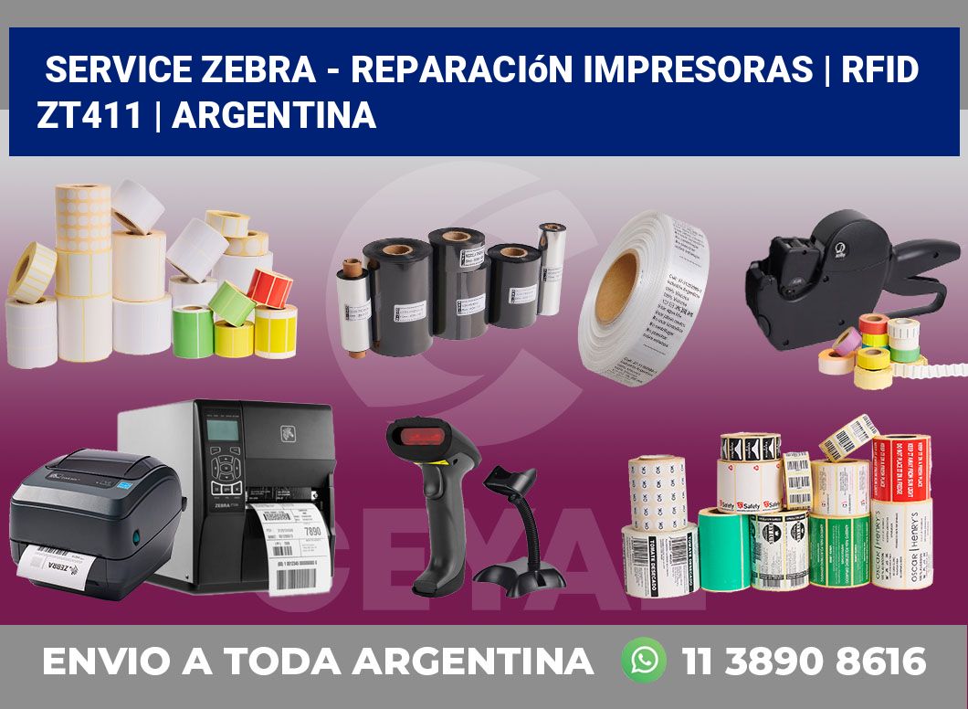 Service Zebra – Reparación impresoras | RFID ZT411 | Argentina