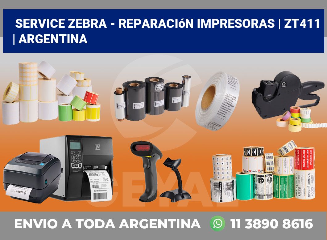 Service Zebra – Reparación impresoras | ZT411 | Argentina