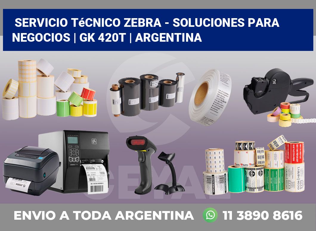 Servicio técnico Zebra – Soluciones para negocios | gk 420t | Argentina