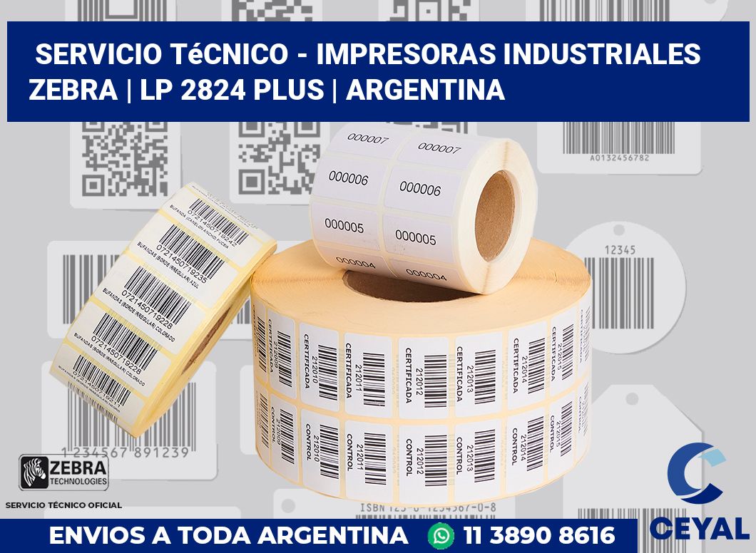Servicio técnico - impresoras industriales Zebra | LP 2824 Plus | Argentina