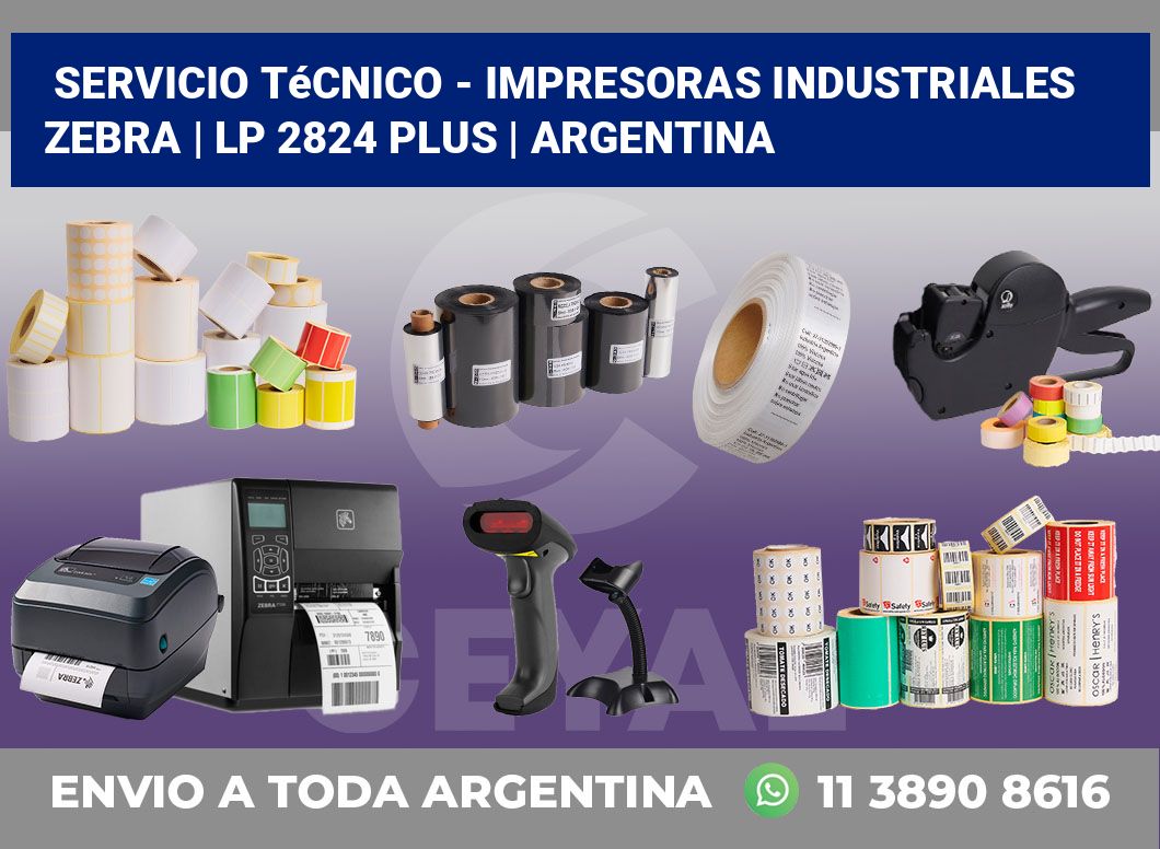 Servicio técnico – impresoras industriales Zebra | LP 2824 Plus | Argentina