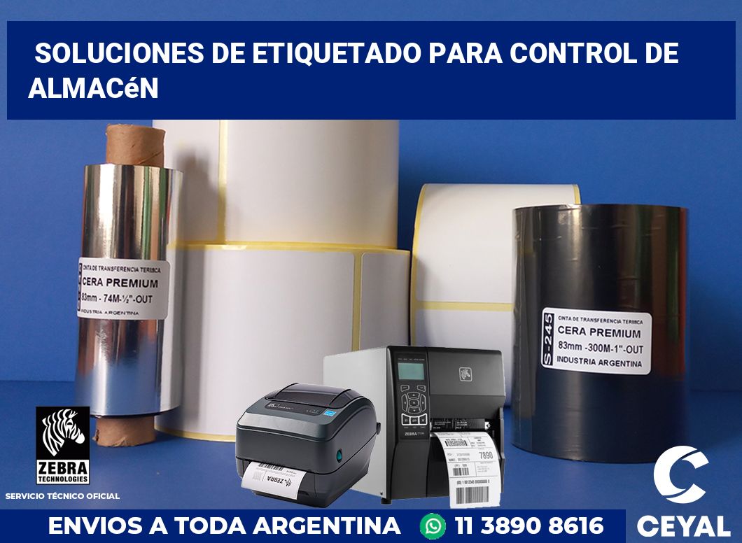 Soluciones de Etiquetado para Control de Almacén