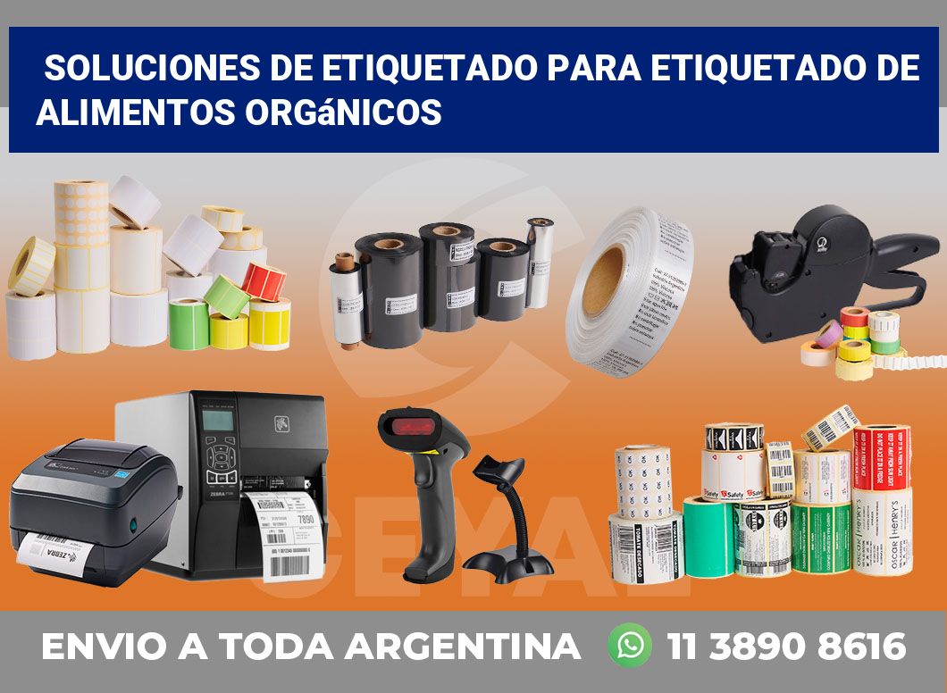 Soluciones de Etiquetado para Etiquetado de Alimentos Orgánicos