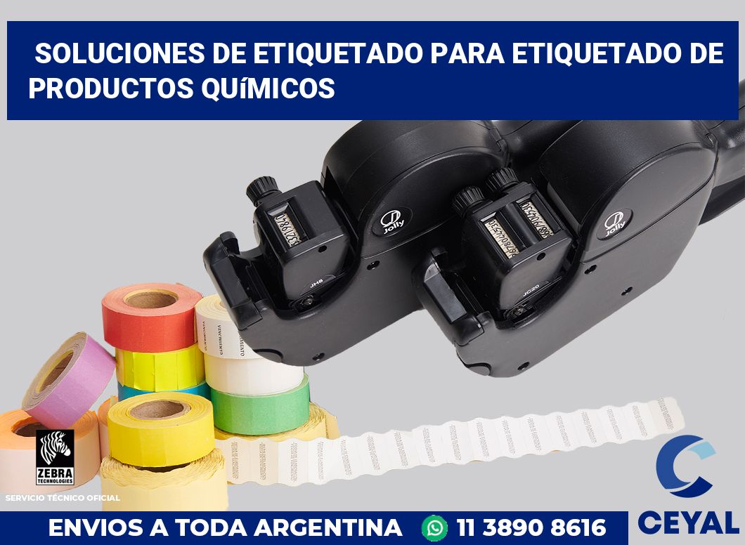 Soluciones de Etiquetado para Etiquetado de Productos Químicos