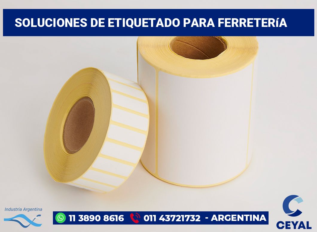 Soluciones de Etiquetado para ferretería