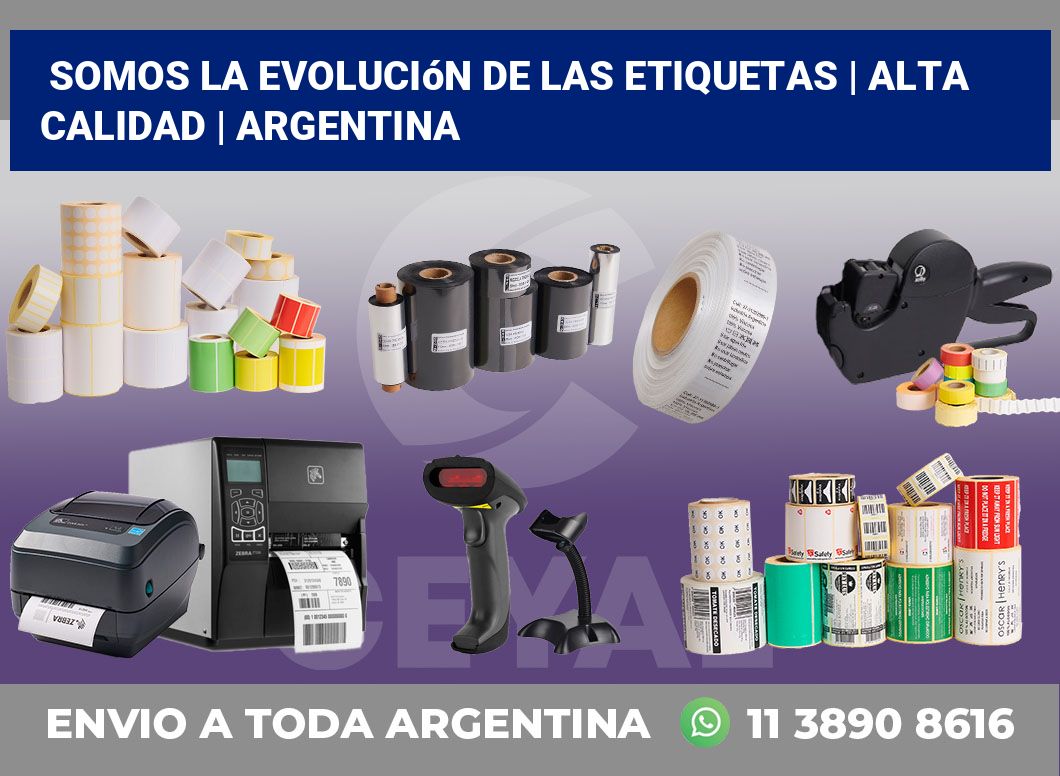Somos la evolución de las etiquetas | Alta calidad | Argentina