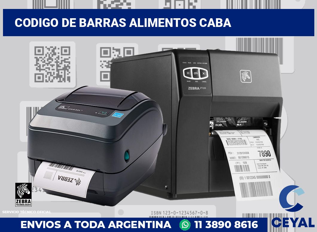 codigo de barras alimentos CABA