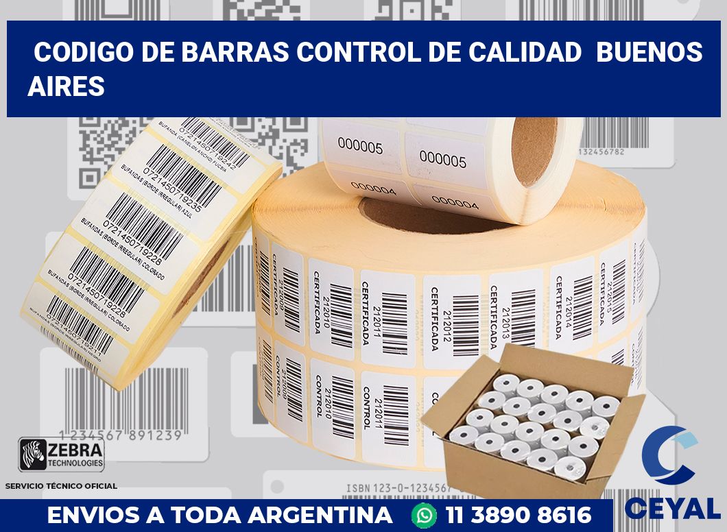 codigo de barras control de calidad  Buenos Aires
