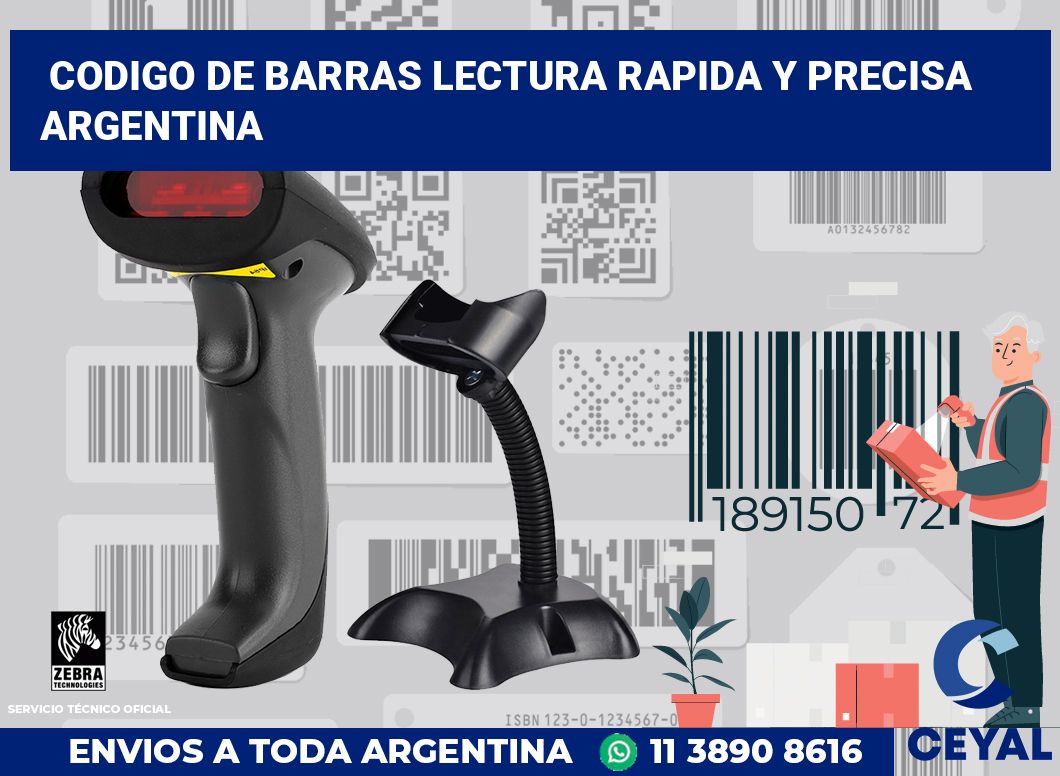 codigo de barras lectura rapida y precisa  argentina