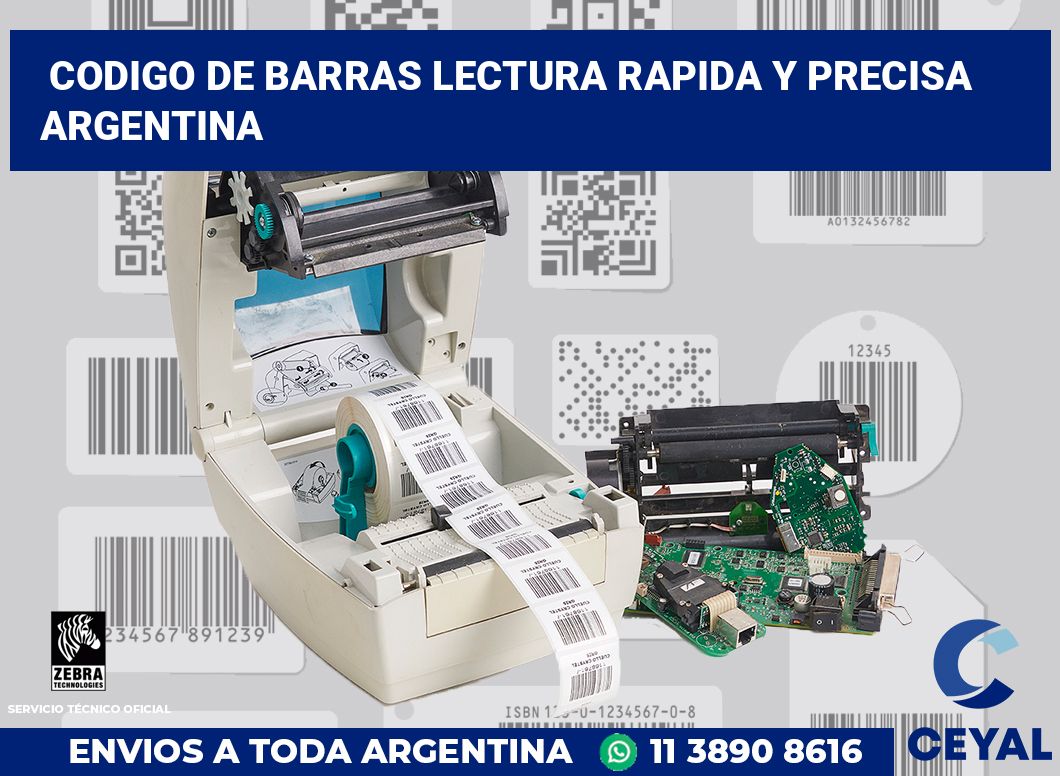 codigo de barras lectura rapida y precisa  argentina