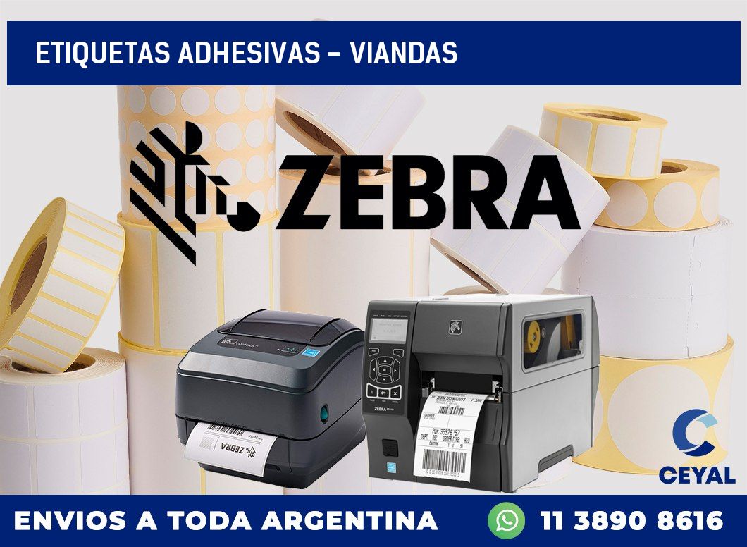 etiquetas adhesivas – Viandas