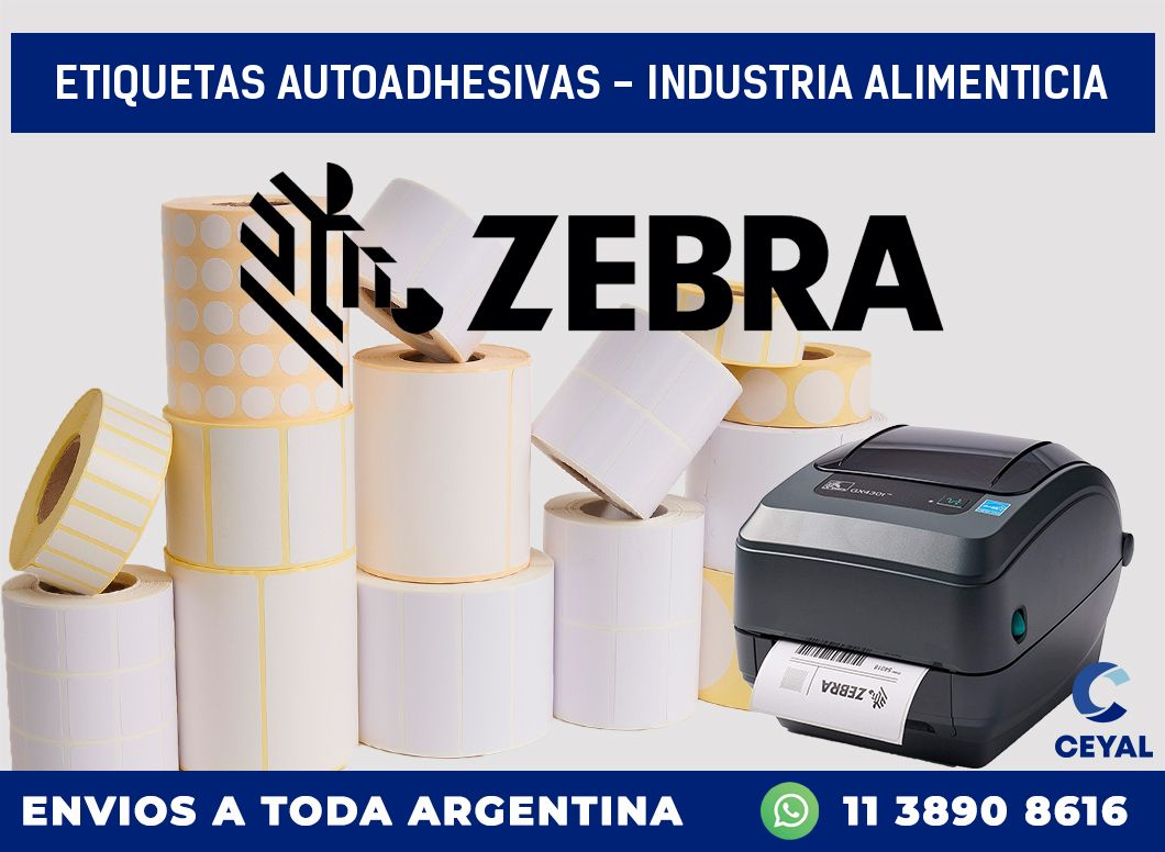 etiquetas autoadhesivas – Industria alimenticia