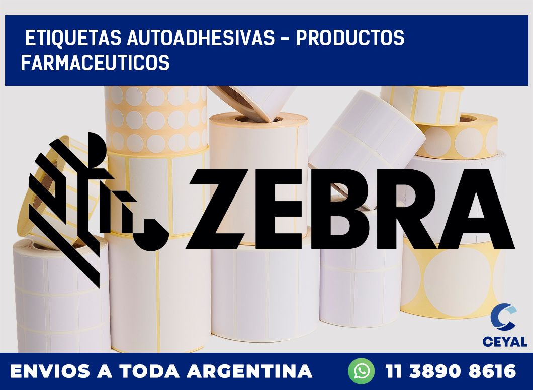 etiquetas autoadhesivas – productos farmaceuticos