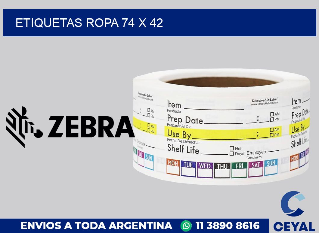 etiquetas ropa 74 x 42