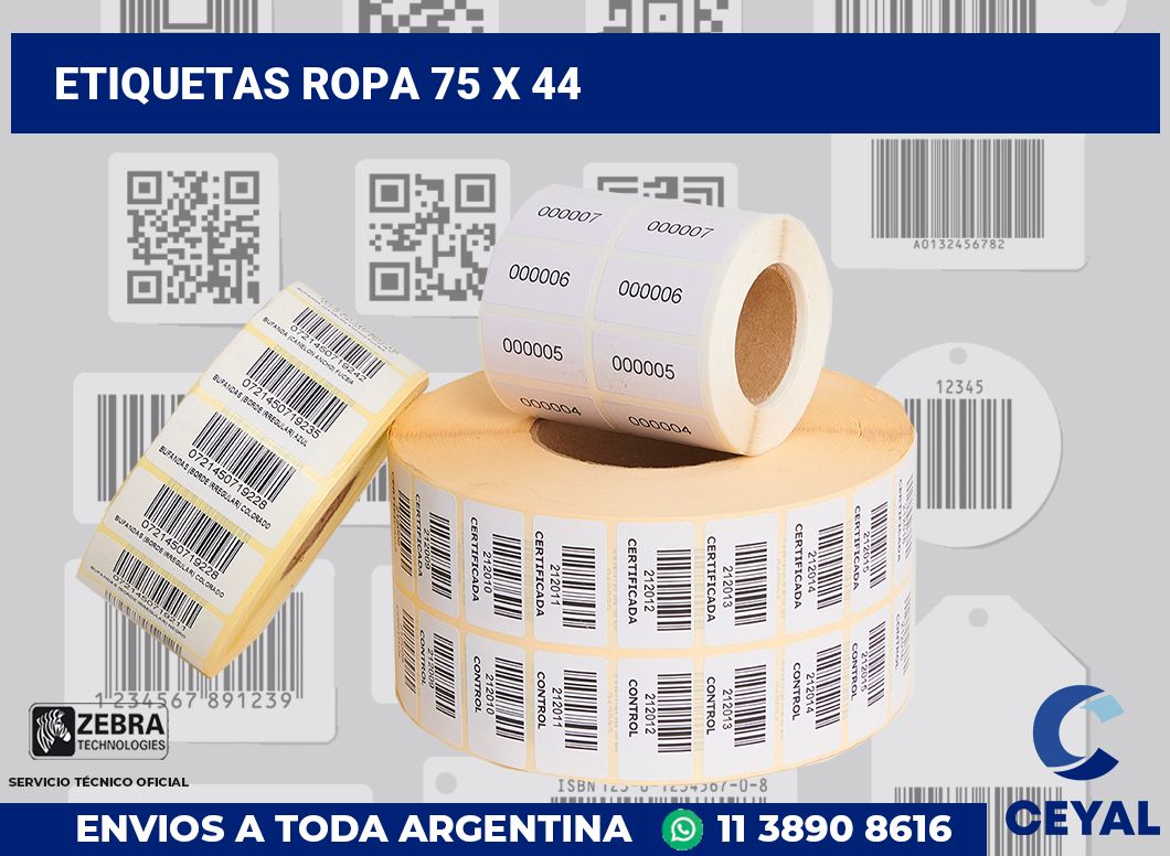 etiquetas ropa 75 x 44