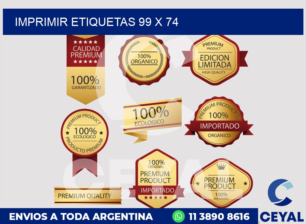 imprimir etiquetas 99 x 74