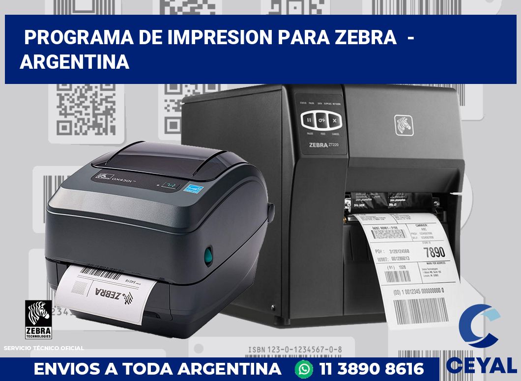 programa de impresion para zebra  - Argentina