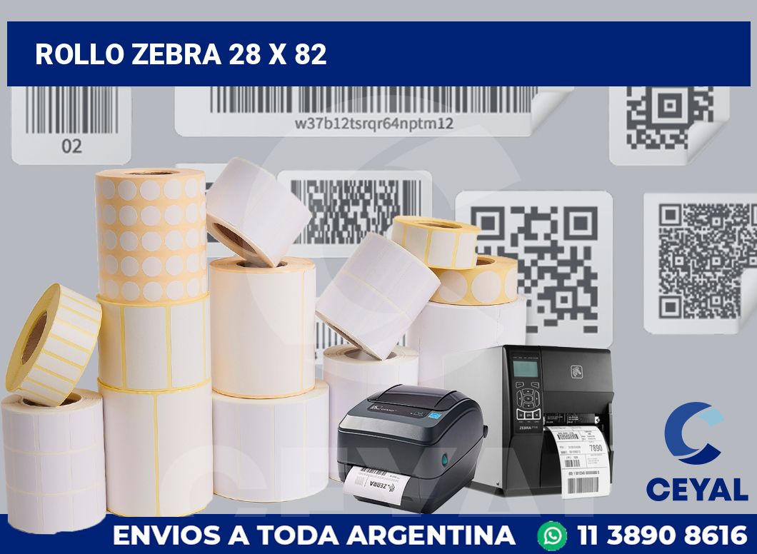 rollo zebra 28 x 82