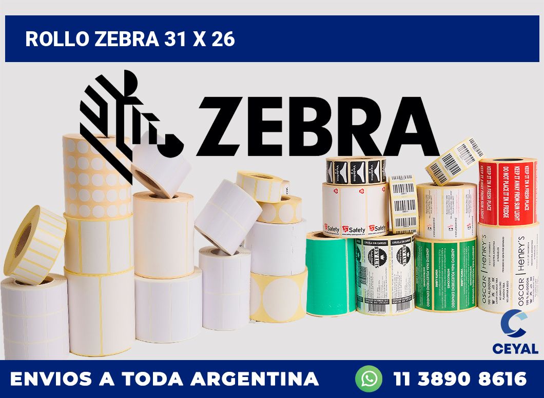 rollo zebra 31 x 26