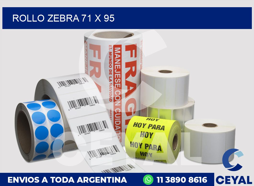 rollo zebra 71 x 95