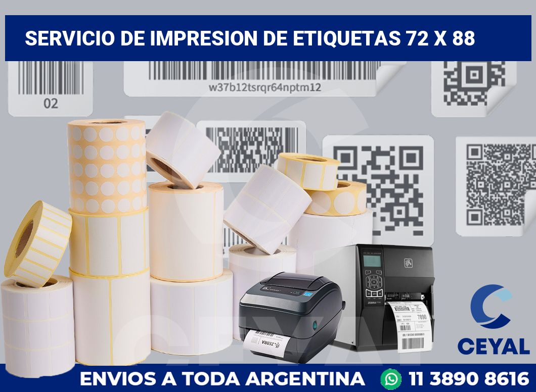 servicio de impresion de etiquetas 72 x 88