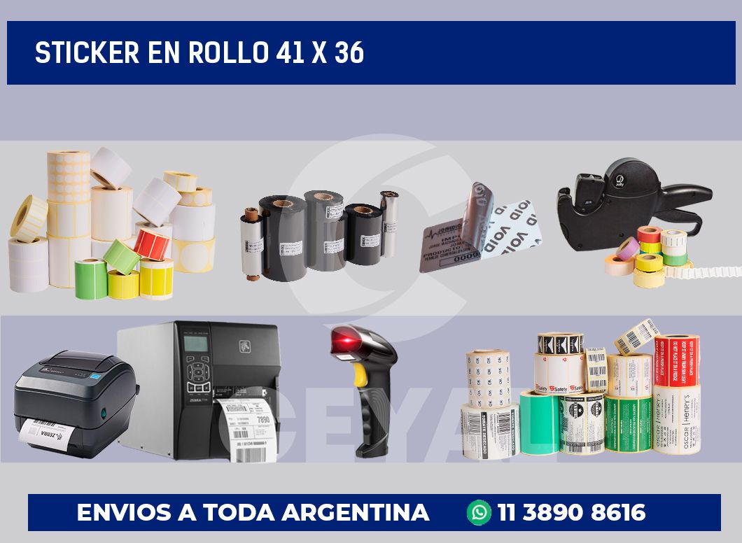 sticker en rollo 41 x 36