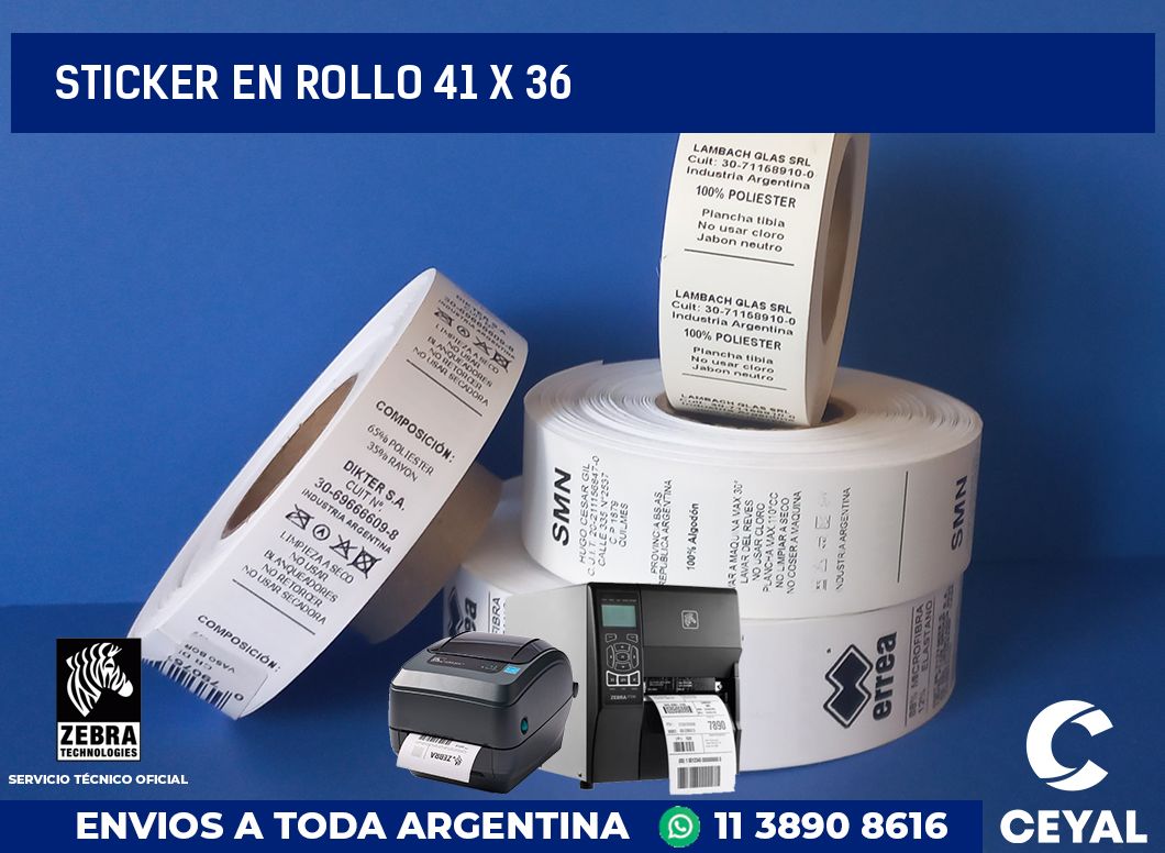 sticker en rollo 41 x 36