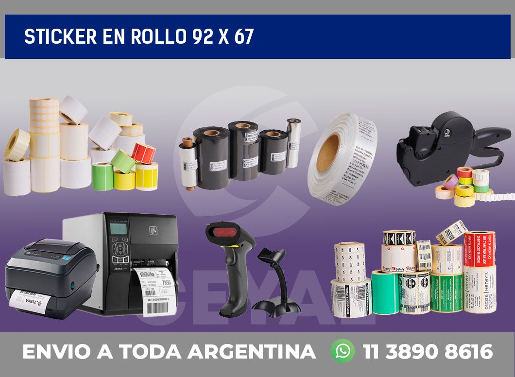 sticker en rollo 92 x 67