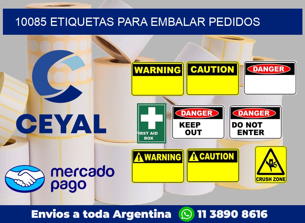 10085 Etiquetas para embalar pedidos