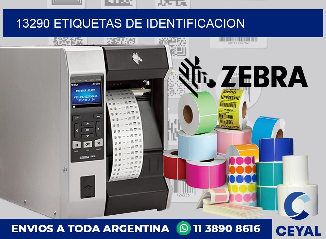 13290 Etiquetas de identificacion