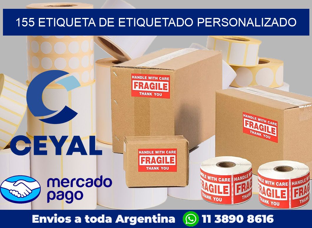 155 Etiqueta de etiquetado personalizado