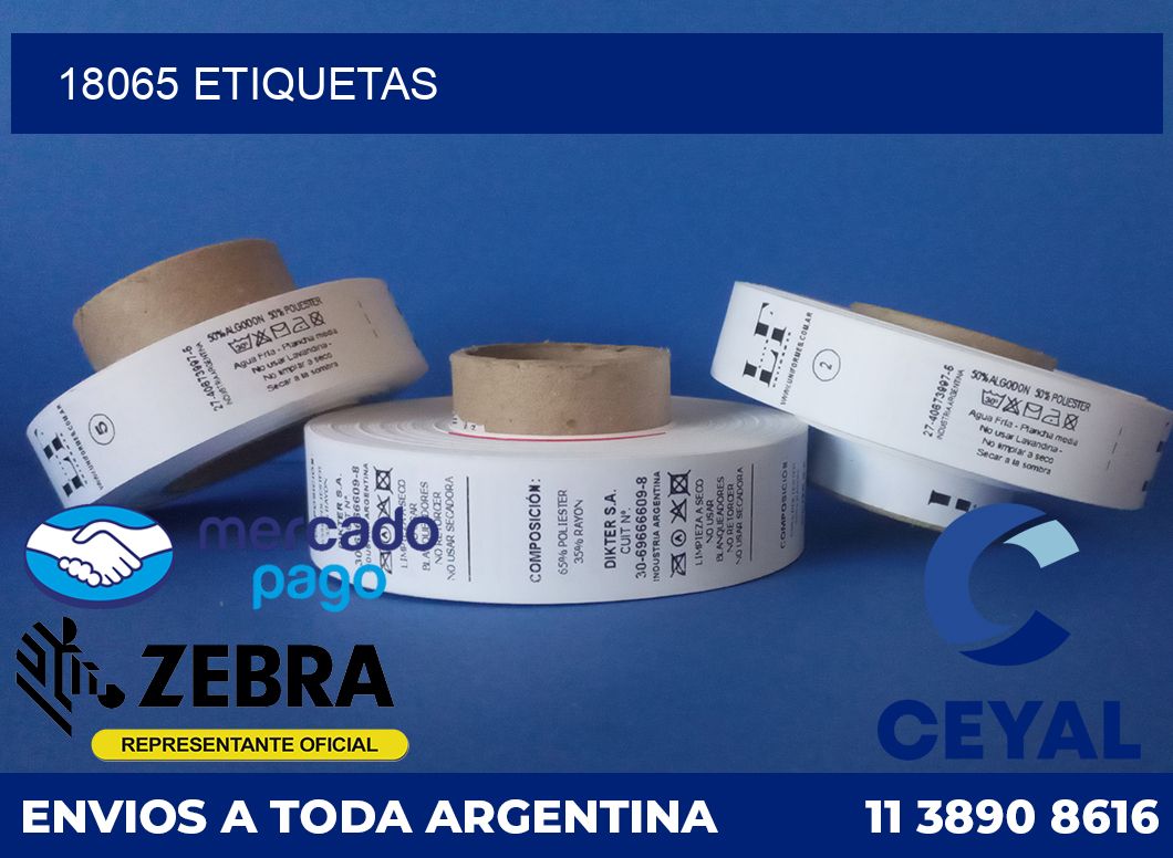 18065 etiquetas