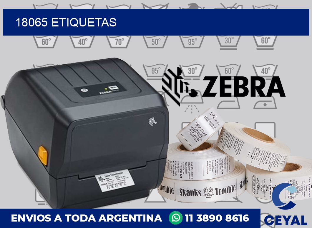 18065 etiquetas