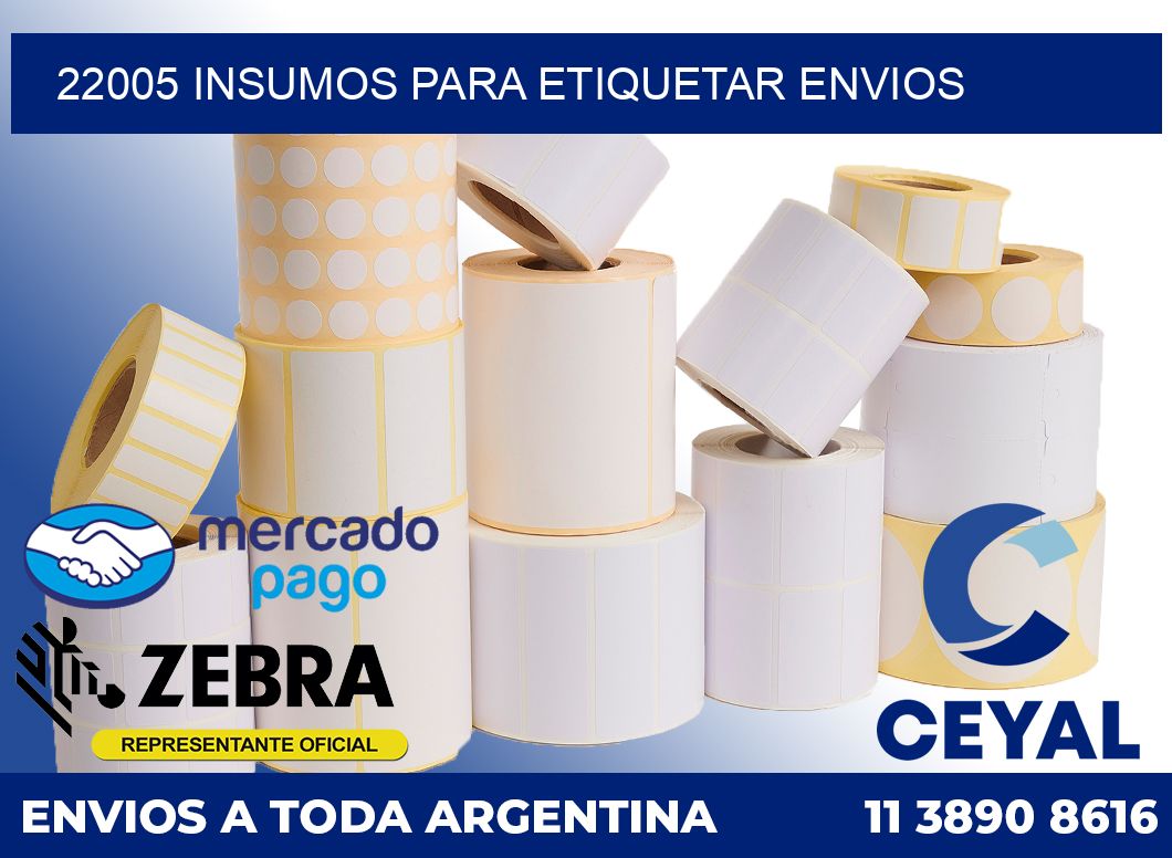 22005 Insumos para etiquetar envios